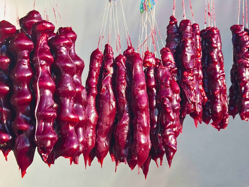Walnut grape Churchkhela, Georgian cuisine