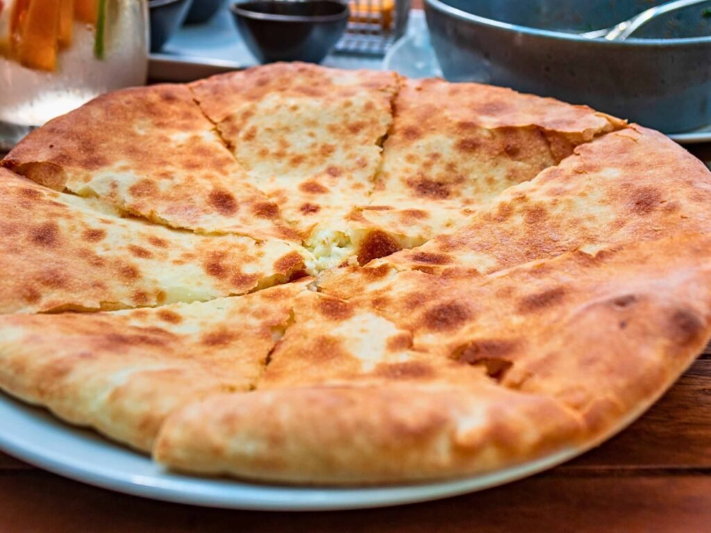 Imeruli Khachapuri cheese bread 