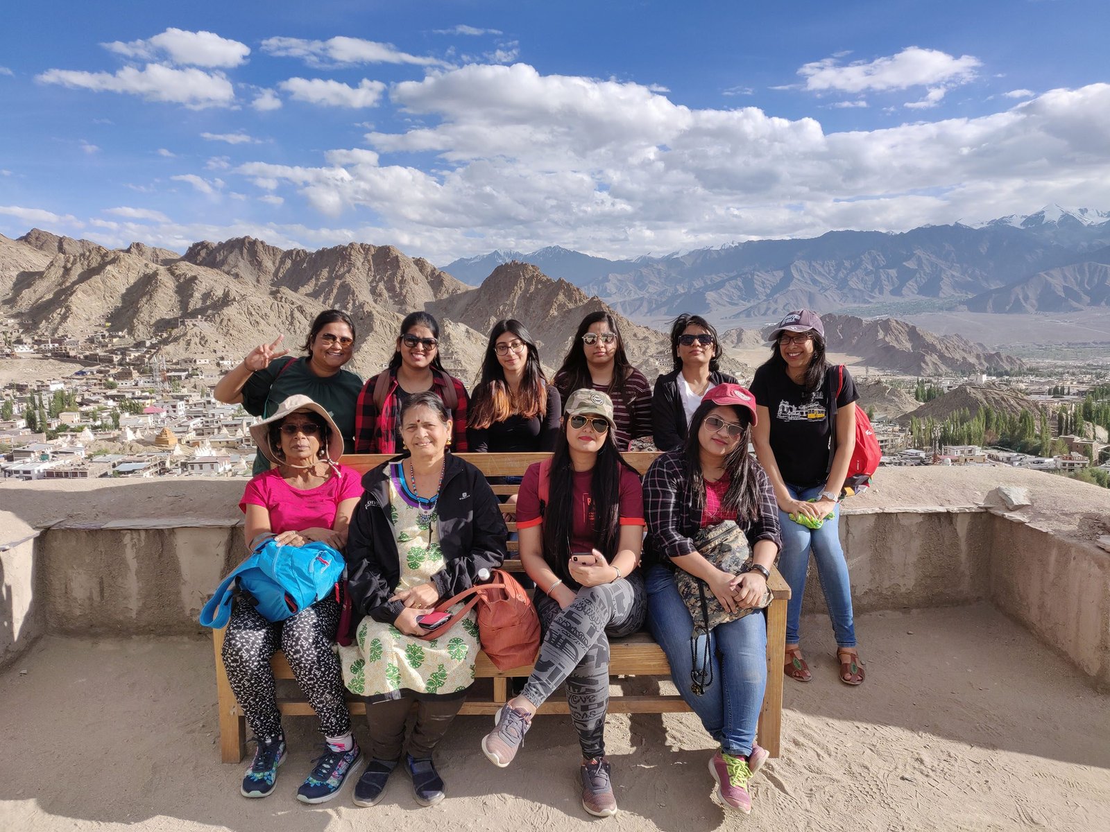 Group at Leh Palace