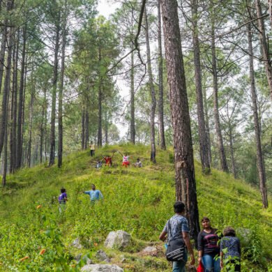 Hiking Karkotak Peak