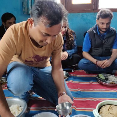 Sainji village lunch