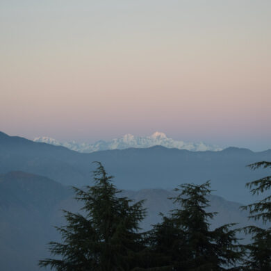 view from Mussoorie