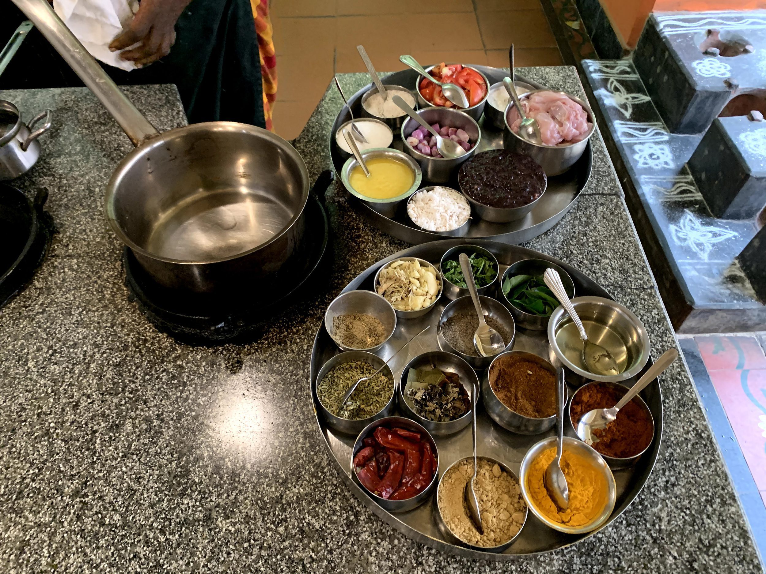 Chettinad Cooking Ingredients
