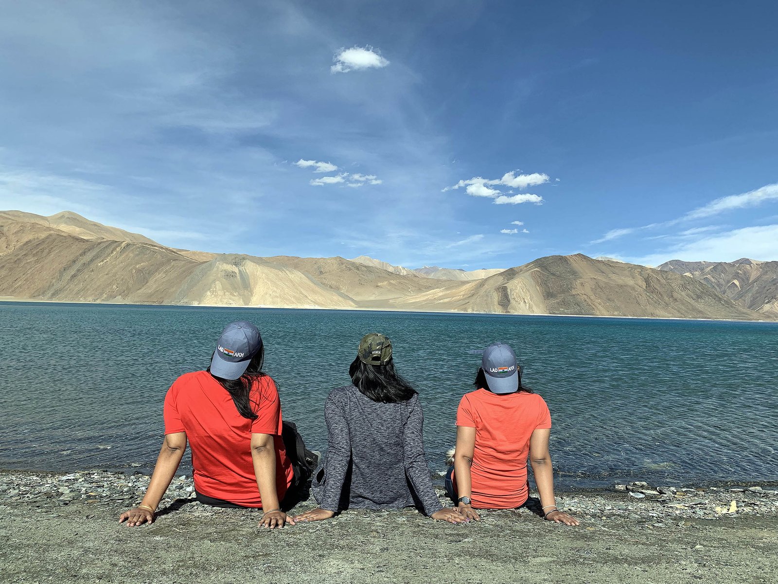 Pangong Lake Girls