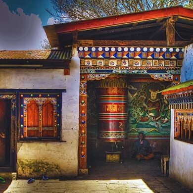Chimi Lhakhang in Bhutan