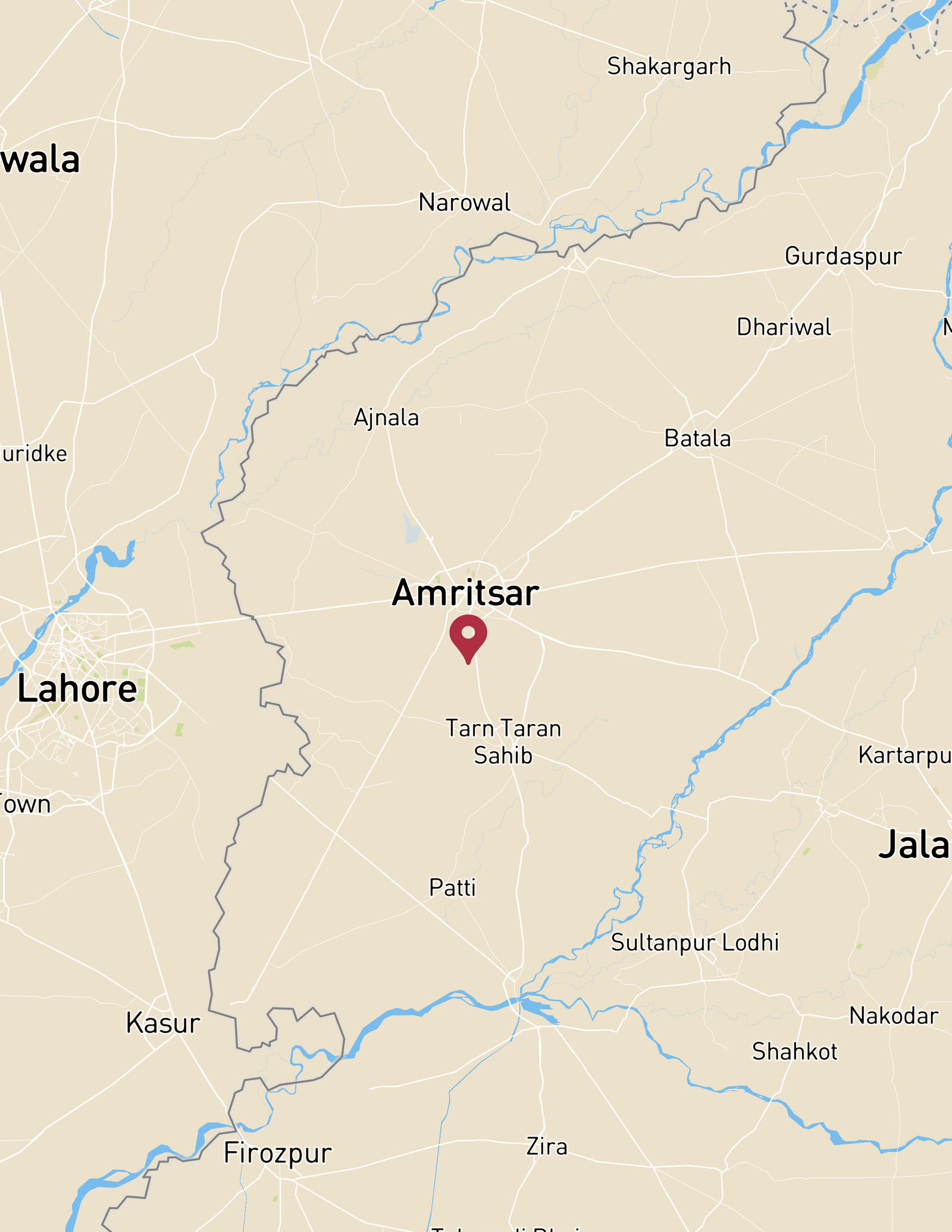 Amritsar Map