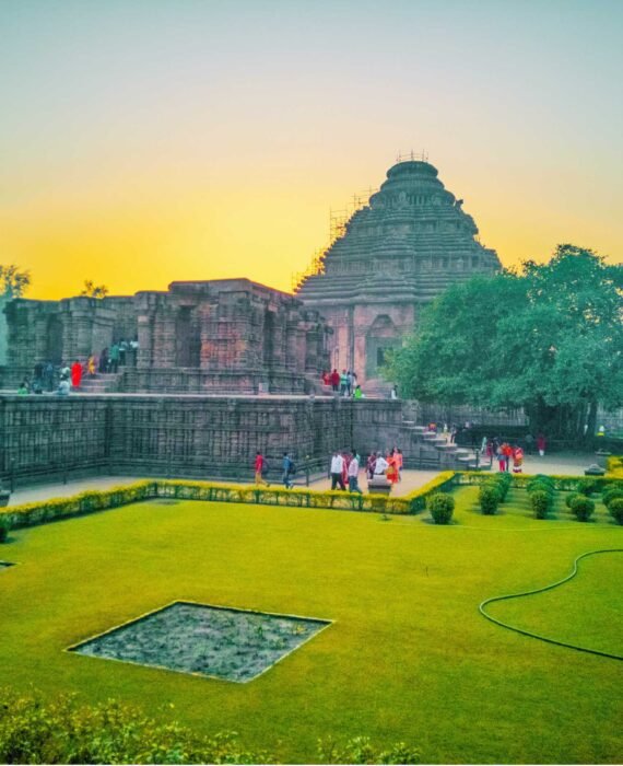 Konark Sun temple in November