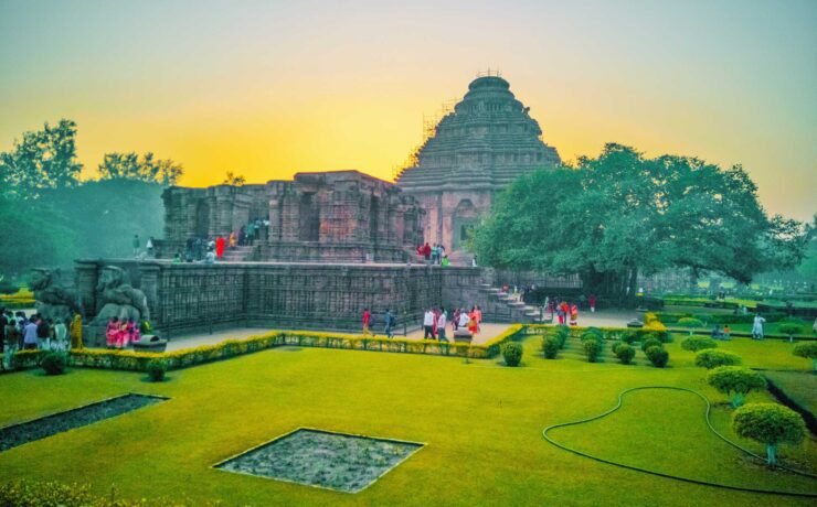 Konark Sun temple in November