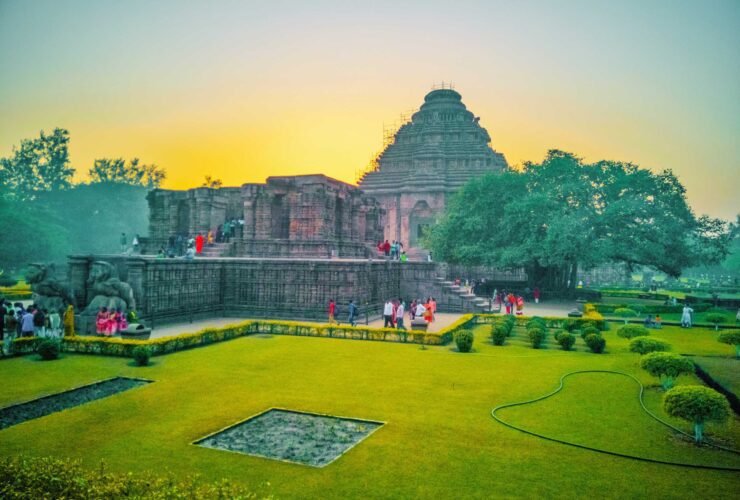 Konark Sun temple in November