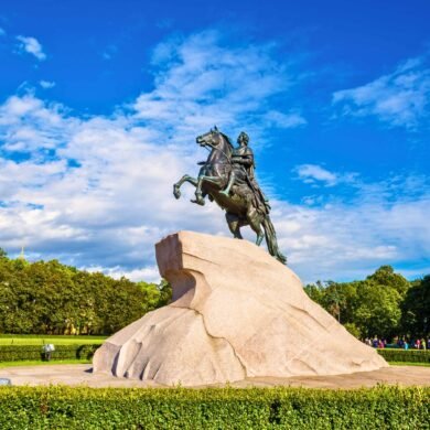 Bronze Horseman Statue
