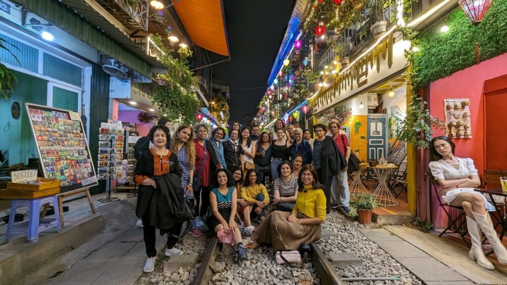 Hanoi train street - unique places to visit in vietnam