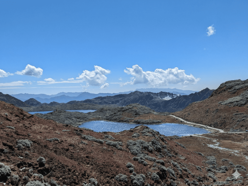 tawang mountain landscape and winding roads arunachal pradesh